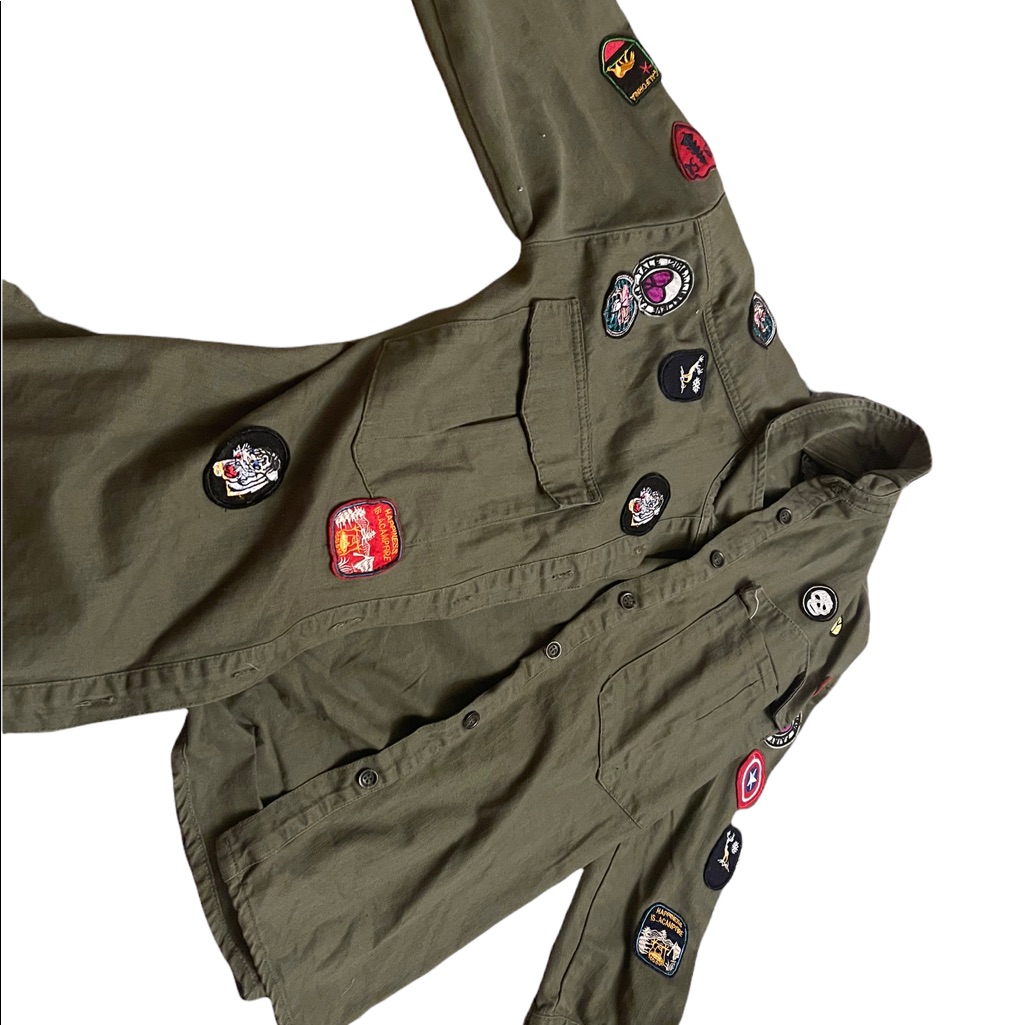 Camo Button Down